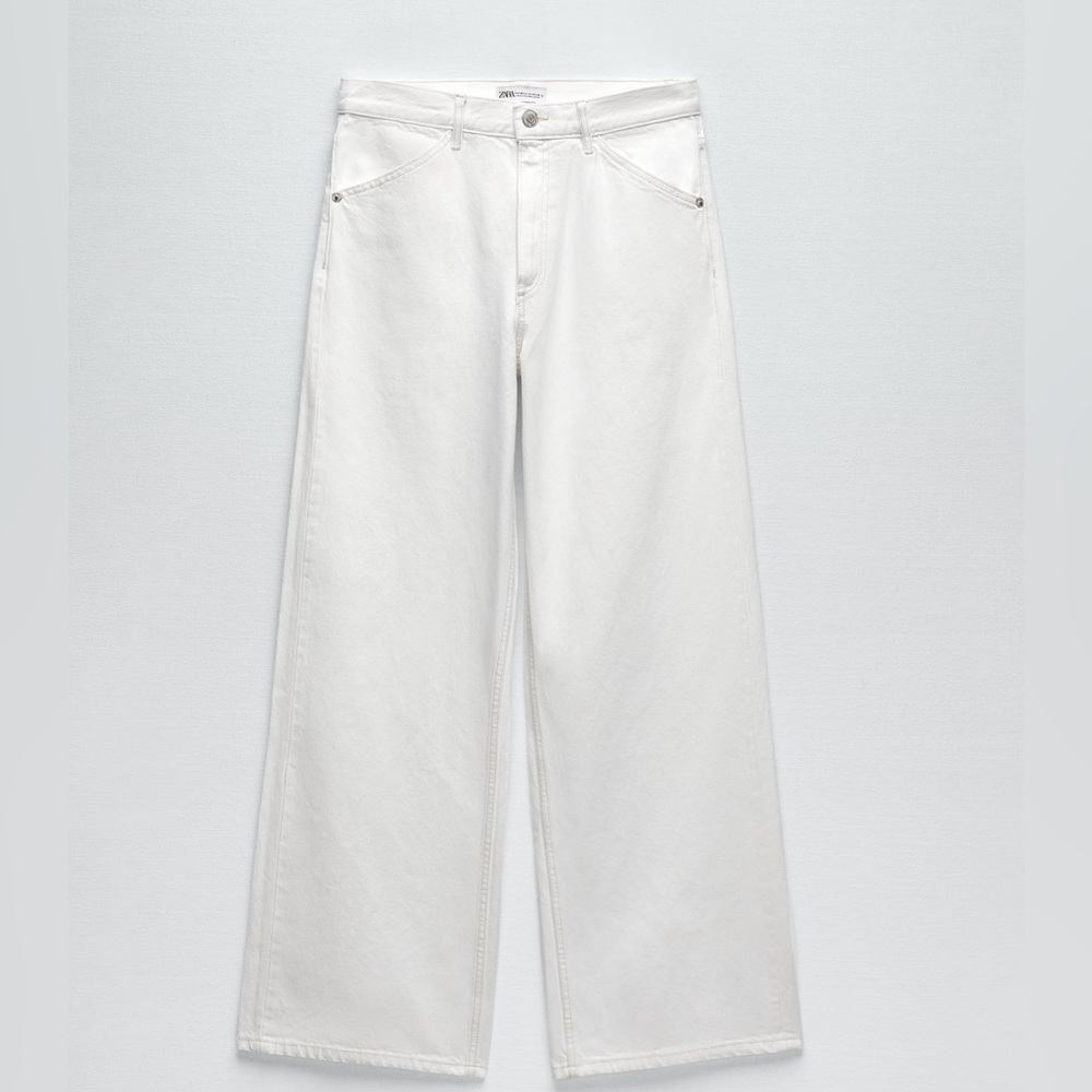 ZARA Super Wide Leg Jeans - Picture 3 of 16